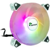 Inter-Tech ARGUS 88885531 PC case fan, 120 mm, RGB PWM, 4-pin, 1200 rpm, 22 dB, with addressable RGB 5V backlight