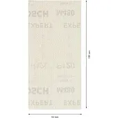 Bosch Hiomaverkko Expert M480 tasohiomakoneisiin 93 x 186 mm, P120, 50 kpl