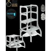 ETTE TETE Step'n'sit Helper Tower - Table - Grey - 90X 43X 40CM