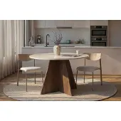 Skye Decor Ruokapöytä Virella, hiekanvärinen/ruskea