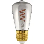 Eglo LED-lamppu ST48 Spiral 4W/820 100 lumen smoke dimmable E27