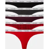Calvin Klein 5 Pack Thong (Low-Rise) - Multi/patterned - XL