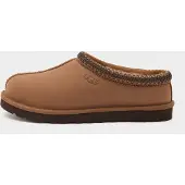 Ugg for man. 1175070 Tasman II Nubuck brown leather slippers (42), Flat, None, Casual, Homewear