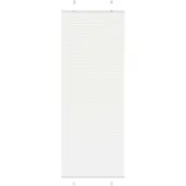 vidaXL laskostettu blind Valkoinen 75x200 cm Kankaan leveys 74,4 cm
