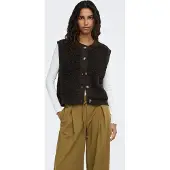 JDY Jdyeira Life S/L On Button Vest Knt Noos - Cream - L