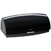 Klausberg Kb-7931 metallinen leipäkori, 45 cm, kiiltävä musta
