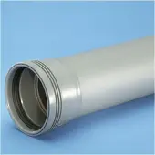 Wavin Wafix pp pipe with sleeve 75 x 250 mm Harmaa