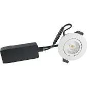 Nordtronic Low Profile ECO 6W 3000K IP54 - mattavalkoinen