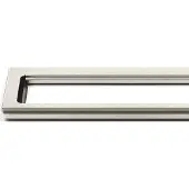 Unidrain ClassicLine -kehys 600 mm ruostumatonta terästä linjaviemäreille, kehyksen korkeus 12 mm.