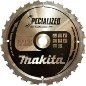 Makita Katkaisuterä puulle ; 190x1,9x20,0 mm; Z24; -18°