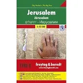 Jerusalem, City Plan 1:12.500, City Pocket + The Big Five