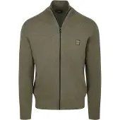 BOSS Kanozip_S - Khaki green - L