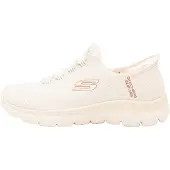 SKECHERS Slip on -tennarit 'Summits-Lunar Glow' luonnonvalkoinen