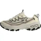 SKECHERS Matalavartiset tennarit 'D LITE MAX' taupe / antrasiitti / luonnonvalkoinen