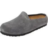 Birkenstock Pistokkaat 'Amsterdam Charcoal' harmaa