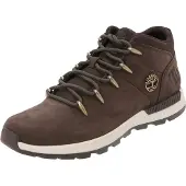 Timberland for man. TB0A6DQDA2M1 Dark brown Sprint Trekker Mid sneakers (44), Leather, 1 to 3 cm, Laces, Casual, Sport, Outdoor, Running