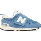 New Balance for boy. I574V2_KL Blue 574 Sneakers (24), Flat, Velcro, Casual, Sport, Mesh, children's fashion