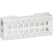 LK Wall patch box 16 port white