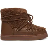 INUIKII for woman. 1001.003.0282 Curly Leather Boots brown (37), Flat, Laces, Casual