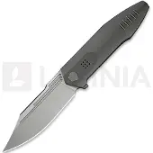 We Knife Flight Line WE23089-1, Limited Edition, Stonewashed Böhler M390, Dark Gray Titanium pocket knife