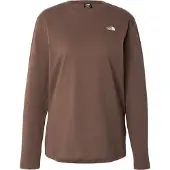 The North Face W Tnf Essential Simple Dome Rlx Long Sle - Brown - M
