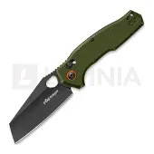 Fox Edge Crew Reverse Tanto - Blackwash - G10 kääntöveitsi, oliivinvihreä