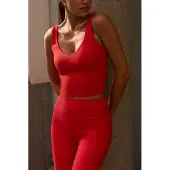 Björn Borg Studio Ribbed V-Neck Top