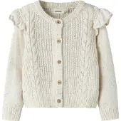 Lil´ Atelier Nmfgalto Kab Ls Knit Card Lil - Cream - 110