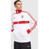 Adidas Treenitakki 'SL Benfica Track' kirkaanpunainen / valkoinen