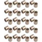 ISTOVO 40 Pieces of Oil-Immersed Sintered Bronze Bushing Bearing Sleeve 8x12x12mm