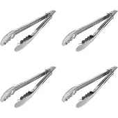 Torribaly 4X Kitchen 30 cm Stainless Steel Food Tongs