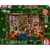 Schmidt Disney Mickey & Minnie Trimming The Tree 1000p palapeli