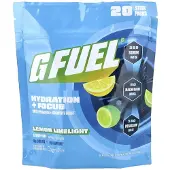 G FUEL Lemon Limelight -kosteutus + keskittyminen -pakkaus - 20 annosta