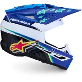 Alpinestars S-M3 Falcon Crossikypärä Sininen/Musta/Valkoinen M unisex