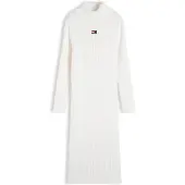 Tommy Hilfiger Tjw Badge Midi Sweater Dress - White - L