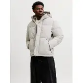 Jack & Jones Talvitakki 'JJESoho' vaaleanharmaa