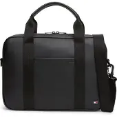 Tommy Hilfiger Tietokonelaukku 'FOUNDATION' musta