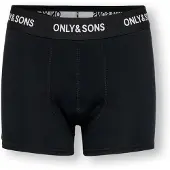 Only & Sons Osjfitz Solid Boxer 5-Pack Jnr Noos - Black - 134