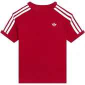 Adidas Originals 3 Stripe Tee - Red - 152