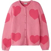 Name it Nkflianax Ls Knit Card - Pink - 134-140