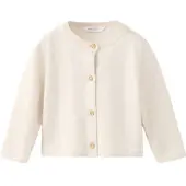 Mango Long Sleeves Knit Cardigan - Beige - 6-9M