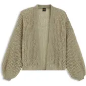 BOSS for woman. 50566867 Furgovia green cardigan (XL), Casual, Crochet