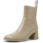 Camper for woman. K400798-009 Kora beige leather ankle boots (41), 5 to 8 cm, None, Casual