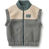 Wheat Fleece Gilet Ask - Green - 140