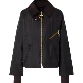Barbour for woman. LWX1567 Arlene Checked Wax green waxed cotton jacket (M), Casual