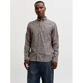 Jack & jones Paita 'JPRBLUHarvey' meleerattu ruskea