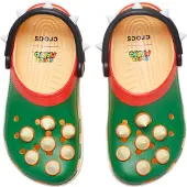 Crocs Puukengät & -jalkineet 'Bowser IAM' kameli / vihreä / punainen