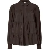Y.A.S Yaspala Ls Shirt S. Noos - Brown - L