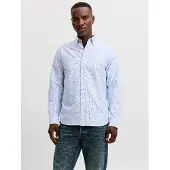 Jack & Jones Paita 'JPRBLUHARVEY' laivastonsininen / vaaleansininen / valkoinen