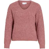 Vila Lampe Knit V-aukkoinen Neulepaita